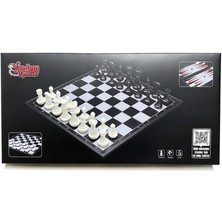 LTG Nova VRD10661 Katlanabi̇li̇r Satranç Tavla ve Dama Seti̇