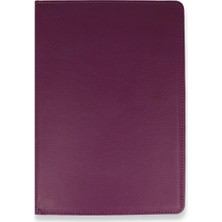 AyrStore Ipad 10.2 (7.nesil) Kılıf 360 Tablet Deri Kılıf - Mürdüm