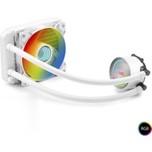 Argb Sıvı Soğutmalı Işlemci Fanı 120 mm - Beyaz ND2501 Nemere