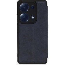 AyrStore Xiaomi Redmi Note 13 Pro 4g Kılıf Flip Cover - Lacivert