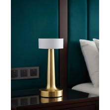 Derin Stok Şarjlı Dokunmatik LED Masa Lambası 3 Renk Dimmer Özellikli