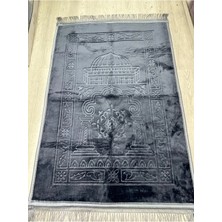 Lüks Kalın Yumuşak Peluş Seccade Kaymaz Taban Çeyizlik Gündelik Seccade