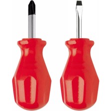 Nemere 2 Li Avuç Içi Tornavida Seti Düz Yıldız