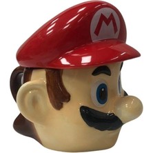 AyrStore Bıyıklı Adam Tasarımlı Seramik Kapaklı Kupa Bardak