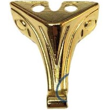 Nemere Moda Ahşap Sandık Ayağı, Kutu Ayak 2,5 cm - Sarı, 100 Adet