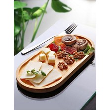 Bambu Sunum Tabağı & Yağdanlık Altı Tabağı  26 cm