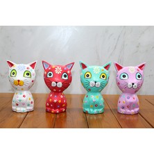 Derin Stok Ahşap Tekli Kedi