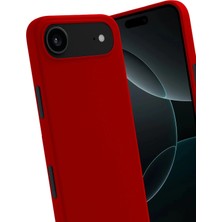 Derin Stok Iphone 17 Air First Silikon - Kırmızı
