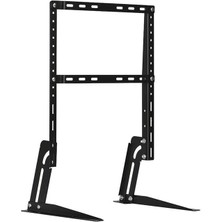 Derin Stok Vontech 32-65 Inc Lcd-Led Kilitli Sabit Askı Aparatı + LMA-04 Tv Ayağı Masa Standı Siyah Renk