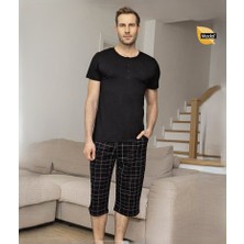 Aydoğan Erkek Modal Patlı Kısa Kollu Pijama Takımı