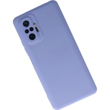Derin Stok Redmi Note 10 Kılıf Nano Içi Kadife Silikon - Lila