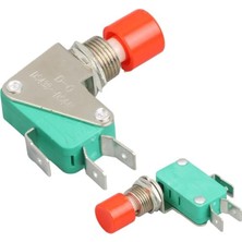 Derin Stok IC-176E / DS-438 Micro Switch Kırmızı Butonlu Ø12MM