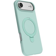 Derin Stok Iphone 17 Air Magsafe Standlı Kapak - Su Yeşili