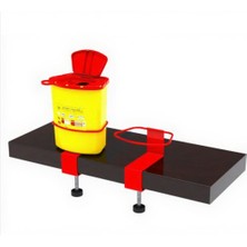 Telkar 1,3 Lt Tıbbi Atık Kutusu Masa Sabitleme Aparatı