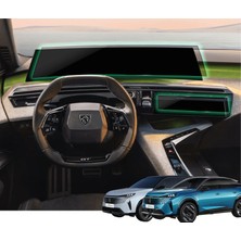 CraftShield Peugeot 3008 / e-3008 /5008 / e-5008 (2024-2026) 21" Panoramik & i-Toggles 9H Nano Ekran Koruyucu Seti