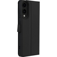 Derin Stok Galaxy S25 Edge S Kapaklı Kılıf - Siyah