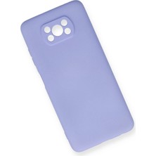 Derin Stok Pocophone X3 Kılıf Nano Içi Kadife Silikon - Lila