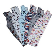 Tutku Erkek Çocuk Desenli Atlet 6 Lı