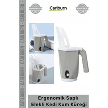 Carlburn #kumküreği Ergonomik Saplı Pratik Kum Eleme Sağlam Hijyenik Hızlı Temizlik Elekli Kedi Kum Küreği