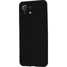 Derin Stok Mi 11 Lite Kılıf Nano Içi Kadife Silikon - Siyah