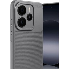 Derin Stok Note 14 5g Auto Focus Karbon Kapak - Gri