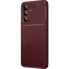 Derin Stok Galaxy A36 Kılıf Auto Focus Karbon Kapak - Bordo