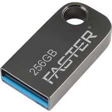 Derin Stok Faster 256 GB Mimi Serisi USB 3.0 Yüksek Hızlı Metal Flash Bellek