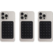 Similar Telefon Arkası Silikon Vantuz Güçlü Tutucu Siyah 3 Adet