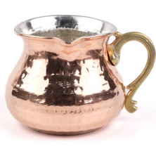 Bakır Bardak Ayran Seti 4'lü, Küçük Boy, Şık ve Dayanıklı Tasarım