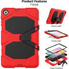 Derin Stok Galaxy T510 Tab A 10.1 Kılıf Griffin Tablet Kapak - Kırmızı