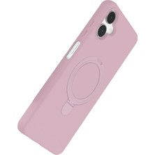 Derin Stok Galaxy A06 Magsafe Standlı Kapak - Açık Pembe