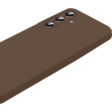 Derin Stok Galaxy S26 First Silikon - Kahverengi