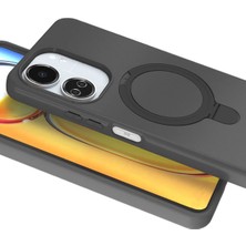 Derin Stok Redmi 13C Magsafe Standlı Kapak - Titan Gri