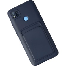 Derin Stok Redmi 9c Kılıf Kelvin Kartvizitli Silikon - Lacivert