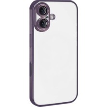 Derin Stok Iphone 17 Lensli Silikon - Mor