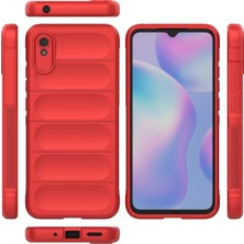 Derin Stok Redmi 9A Kılıf Optimum Silikon - Kırmızı