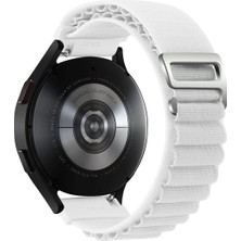 Derin Stok Watch 22MM KR410 Kumaş Kordon - Beyaz