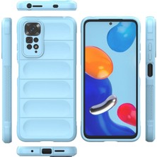 Derin Stok Redmi Note 11 Kılıf Optimum Silikon - Sky Blue