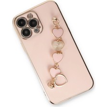 Derin Stok Iphone 14 Kılıf Esila Silikon - Pudra