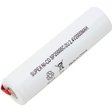 Derin Stok Supex Üst Üste Dik 2'li 2.4V 2000MAH Süpürge Pili