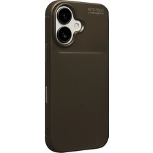 Derin Stok Iphone 17 Auto Focus Karbon Kapak - Kahverengi