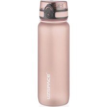 Şık Kahverengi 800ML Tritan Matara, Uzspace 3053, Sağlıklı ve Dayanıklı