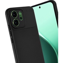 Derin Stok Reno 14F Auto Focus Karbon Kapak - Siyah