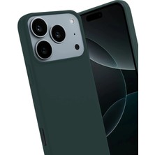 Derin Stok Iphone 17 First Silikon - Koyu Yeşil