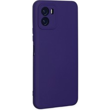 Derin Stok Y15S Kılıf Nano Içi Kadife Silikon - Mor