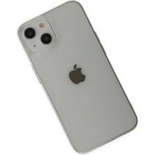 Derin Stok Iphone 14 Kılıf Pc Sert Şeffaf Kapak - Şeffaf