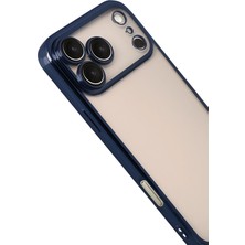 Derin Stok Iphone 17 Lensli Silikon - Lacivert