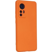 Derin Stok Mi 12 Kılıf Nano Içi Kadife Silikon - Turuncu