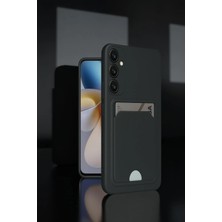 Derin Stok Galaxy A55 5g Kılıf Kelvin Kartvizitli Silikon - Derin Mor