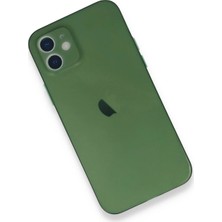Derin Stok Iphone 12 Mini Kılıf Pp Ince Kapak - Yeşil